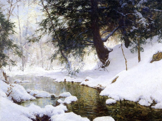  Walter Launt Palmer November Snow - Canvas Print