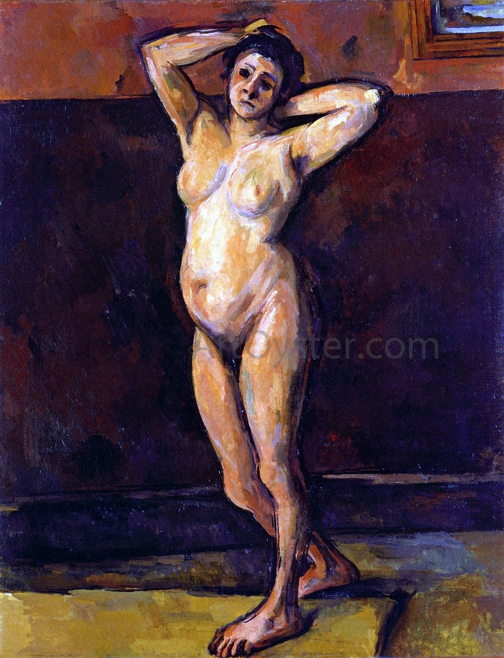  Paul Cezanne Nude Woman Standing - Canvas Print