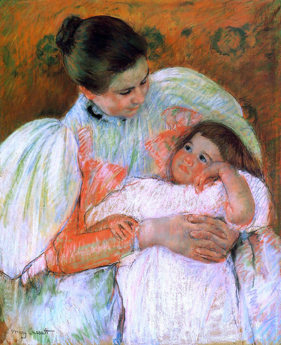  Mary Cassatt Nurse and Child - Canvas Print