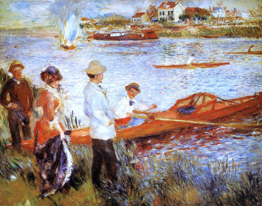  Pierre Auguste Renoir An Oarsmen at Chatou - Canvas Print