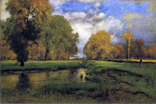  George Inness October - Canvas Print