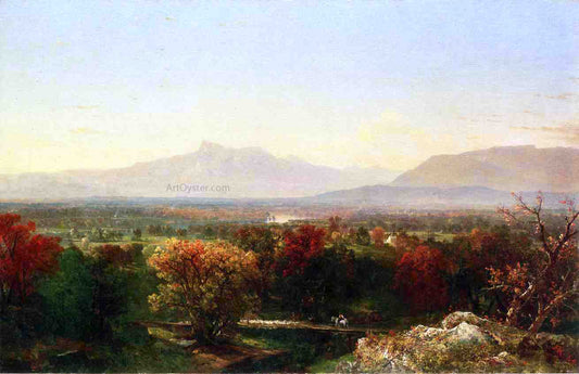  John Frederick Kensett October Day in the White Mountains - Canvas Print