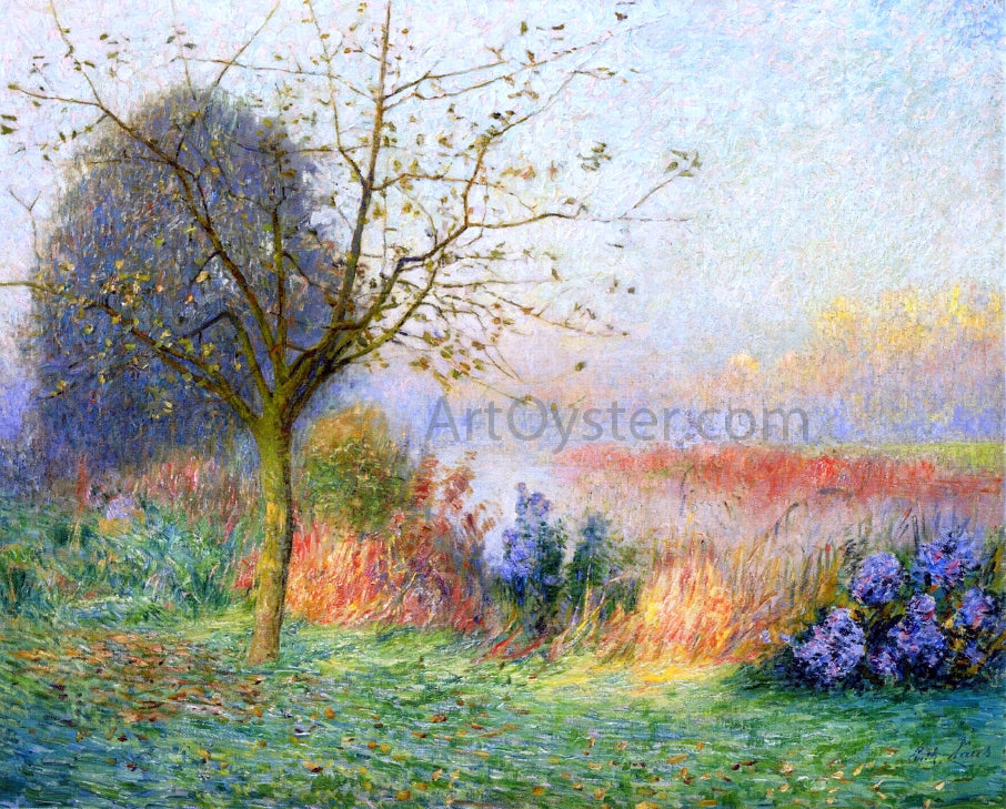 Emile Claus October Morning on the River Leie - Canvas Print
