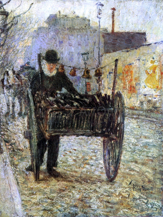  Frederick Childe Hassam Old Bottle Man - Canvas Print