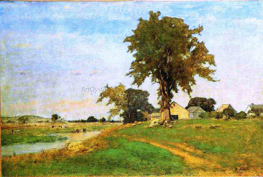  George Inness Old Elm at Medfield - Canvas Print