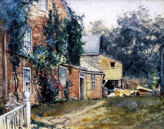  Frederick Childe Hassam Old House, Nantucket - Canvas Print
