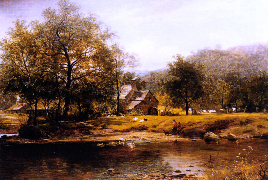  Benjamin Williams Leader Old Mill, Bettws-y-coed - Canvas Print