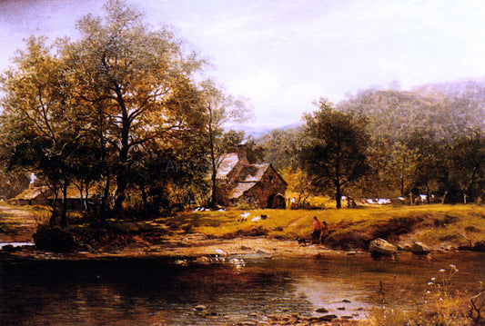  Benjamin Williams Leader Old Mill, Bettws-y-coed - Canvas Print