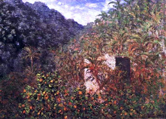  Claude Oscar Monet Olive Trees and Palm Trees in the Valley - Canvas Print