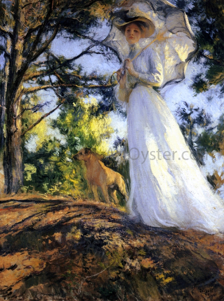  Edmund Tarbell On Bos'n's Hill - Canvas Print