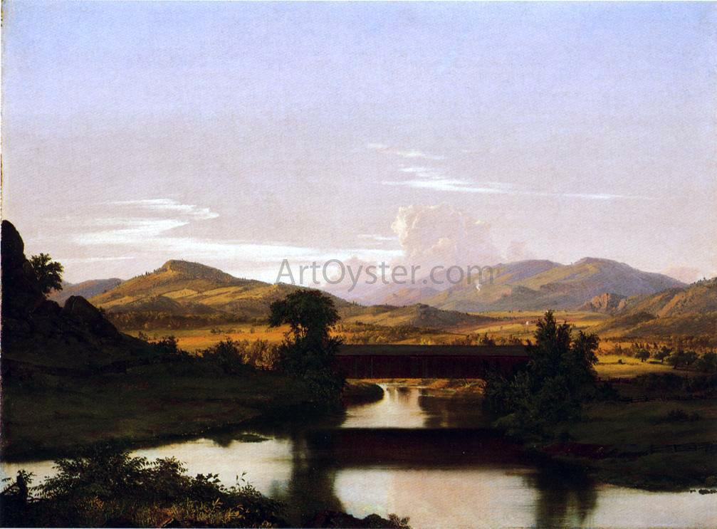  Frederic Edwin Church On Otter Creek - Canvas Print