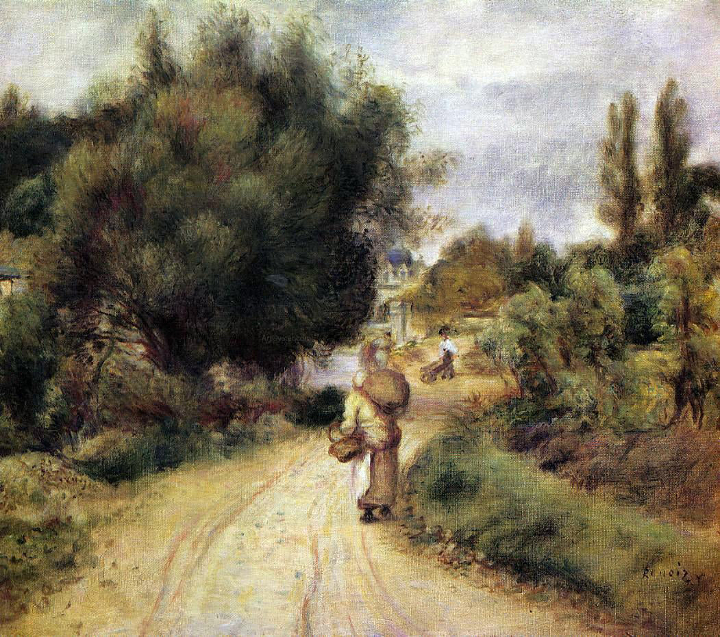  Pierre Auguste Renoir On the Banks of the River - Canvas Print