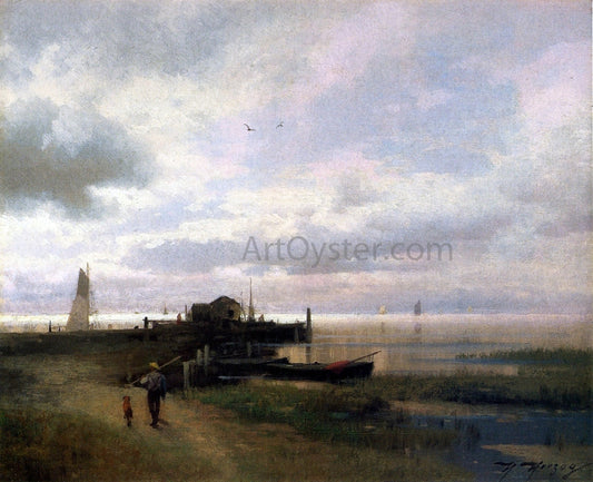  Herman Herzog On the Chesapeake, Oxford - Canvas Print