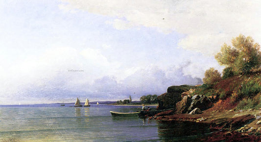  John Ross Key On the Coast near Marblehead - Canvas Print