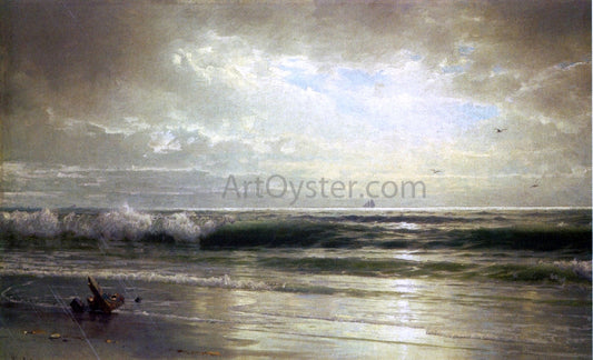  William Trost Richards On the Coast of New Jersey - Canvas Print