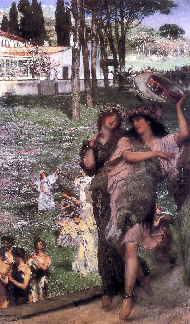  Sir Lawrence Alma-Tadema On the Road to the Temple of Ceres - Canvas Print