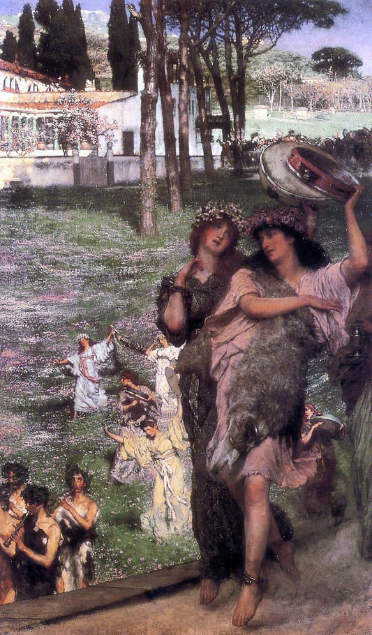  Sir Lawrence Alma-Tadema On the Road to the Temple of Ceres - Canvas Print