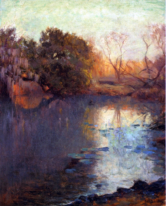  Julian Onderdonk On The San Antonio River - Canvas Print