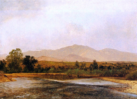  John Frederick Kensett On the St. Vrain, Colorado Territory - Canvas Print