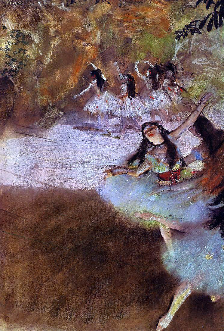  Edgar Degas On the Stage - Canvas Print