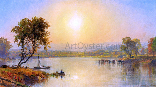  Jasper Francis Cropsey On the Susquahana River - Canvas Print