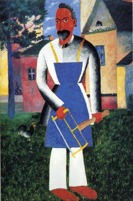  Kazimir Malevich On Vacation - Canvas Print