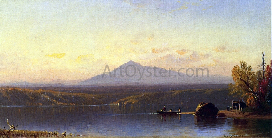  Alfred Thompson Bricher On Walkin Pond, New Hampshire - Canvas Print