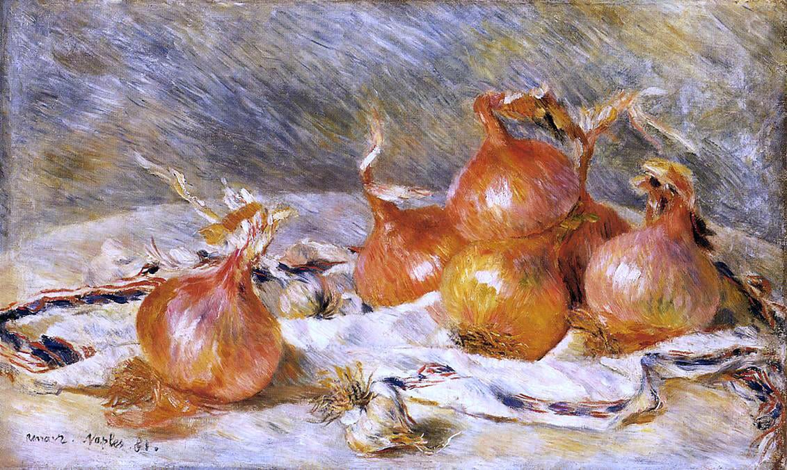  Pierre Auguste Renoir Onions - Canvas Print