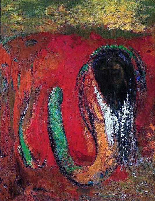  Odilon Redon Onnes (also known as Christ and the Serpent) - Canvas Print