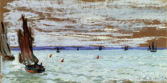  Claude Oscar Monet Open Sea - Canvas Print