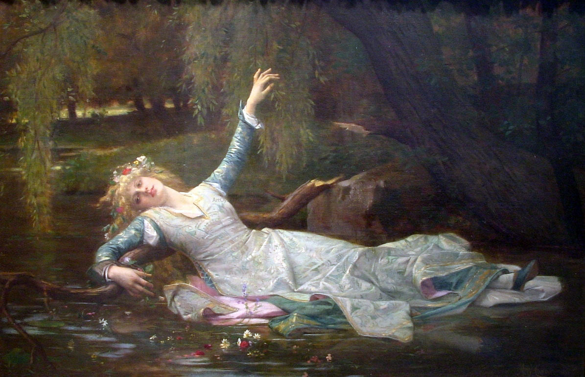  Alexandre Cabanel Ophelia - Canvas Print