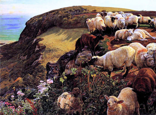  William Holman Hunt Our English Coasts - Canvas Print