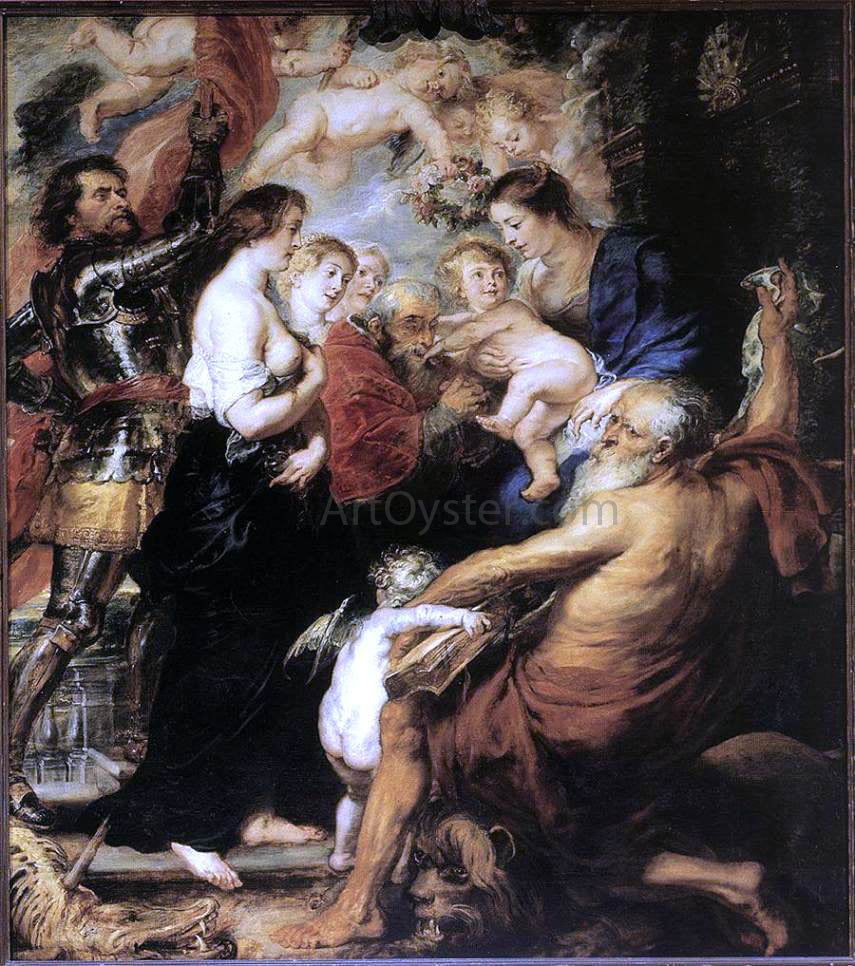  Peter Paul Rubens Our Lady with the Saints - Canvas Print