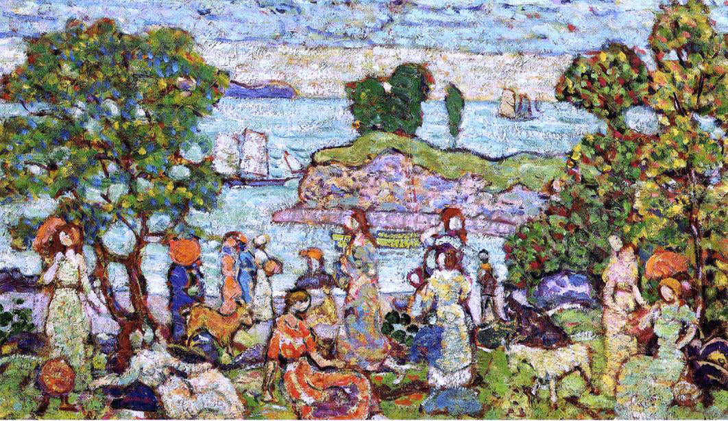  Maurice Prendergast Outer Harbor - Canvas Print