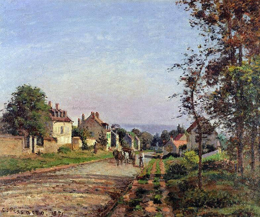  Camille Pissarro Outskirts of Louveciennes - Canvas Print