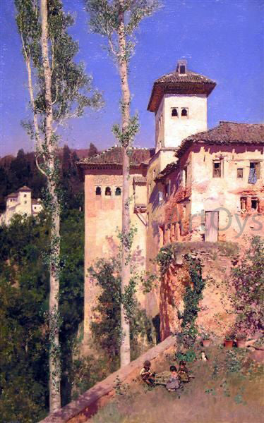  Martin Rico Y Ortega Paisaje - Canvas Print