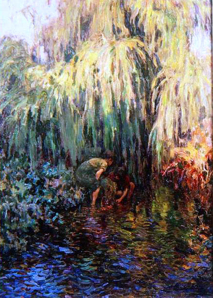  Luis Graner Paisaje con Arboles - Canvas Print