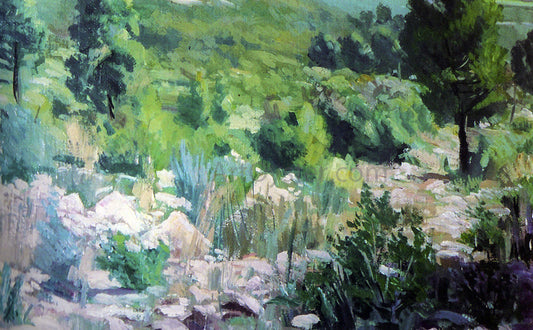 Fernando Cabrera Canto Paisaje Verde - Canvas Print