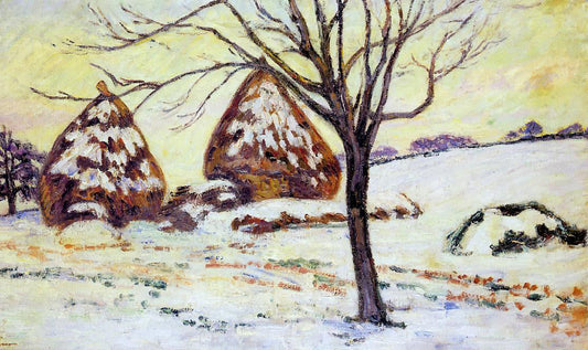  Armand Guillaumin Palaiseau - Snow Effect - Canvas Print