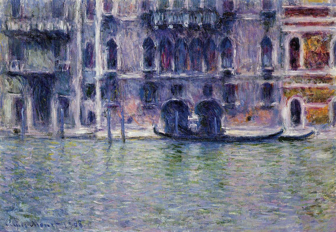  Claude Oscar Monet Palazzo da Mula - Canvas Print