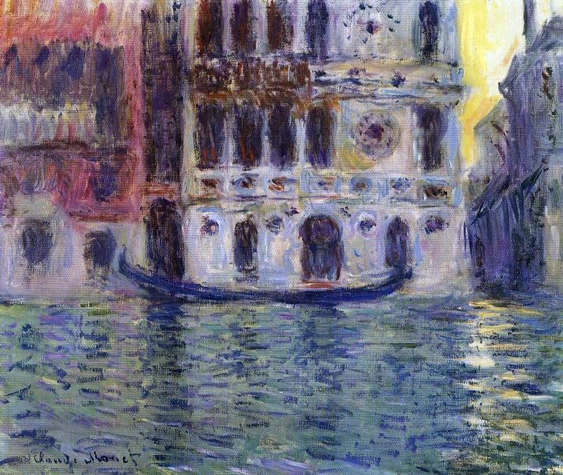  Claude Oscar Monet Palazzo Dario - Canvas Print