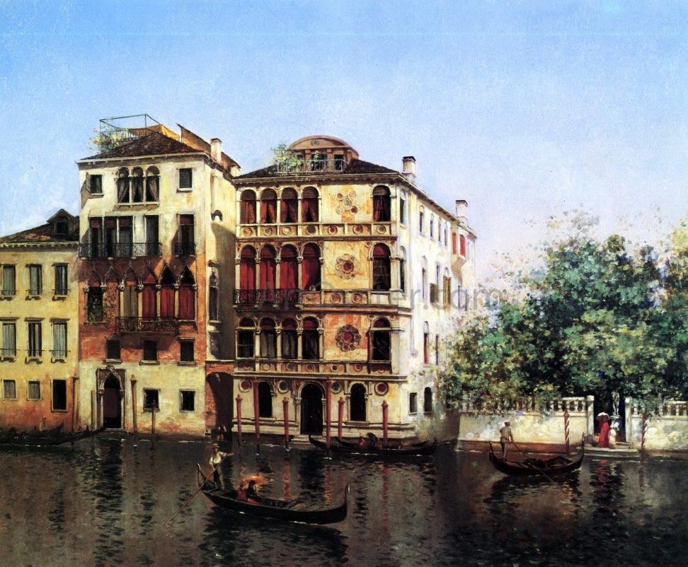  Warren W Sheppard Palazzo Dario, Venice - Canvas Print