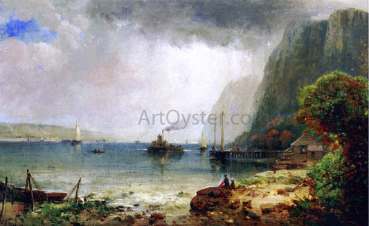  Andrew W Melrose Palisades of the Hudson - Canvas Print