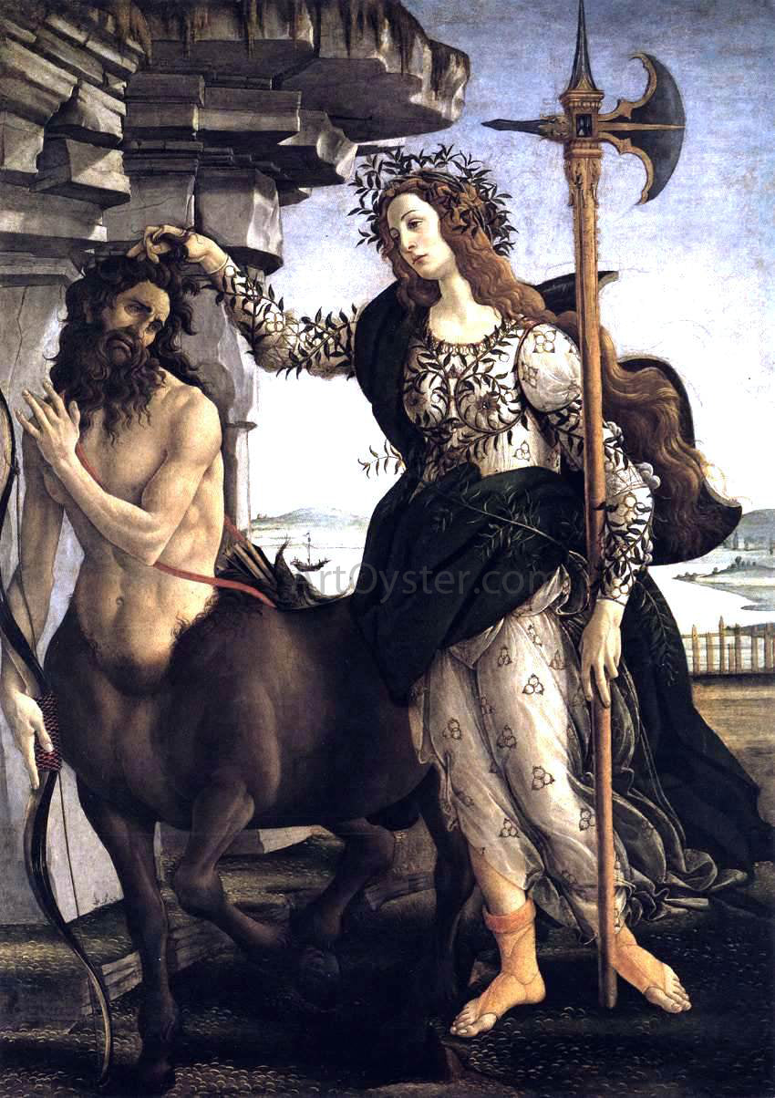  Sandro Botticelli Pallas and the Centaur - Canvas Print