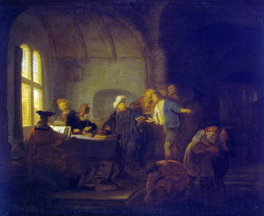  Salomon Koninck Parable of the Workers in the Vineyard - Canvas Print