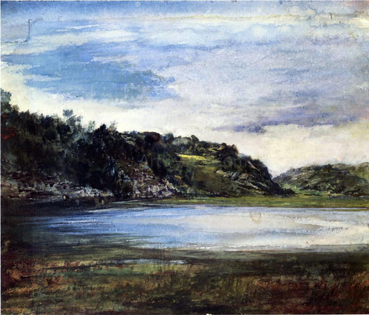  John La Farge Paradise Rocks - Study at Paradise, Newport, R.I. - Canvas Print