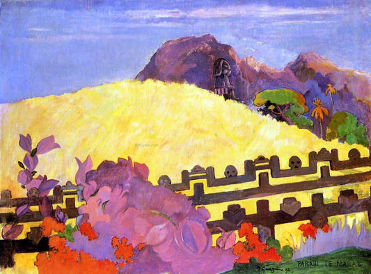  Paul Gauguin Parahi te Marae (also known as There Lies the Temple) - Canvas Print