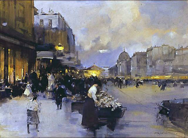  Luigi Loir Paris, Morning - Canvas Print