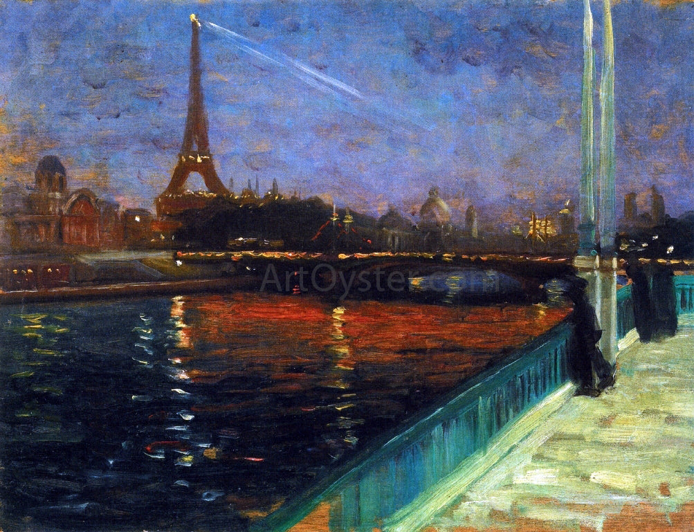  Alfred Henry Maurer Paris, Nocturne - Canvas Print