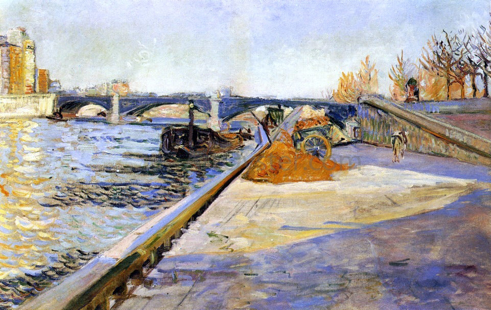  Paul Signac Paris - Quai de la Tournelle - Canvas Print